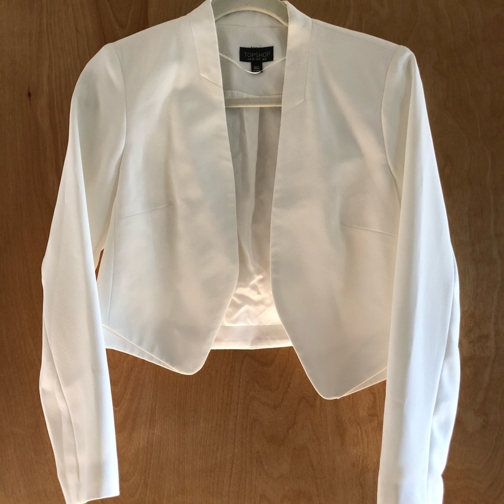 Topshop Cropped Blazer